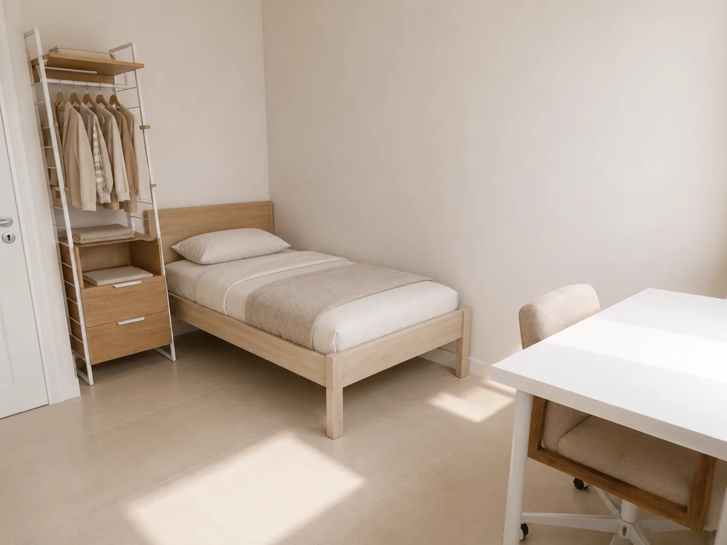 Habitación Lisboa (Tamaño intermedio) para estudiantes en Sevilla, junto a Santa Justa