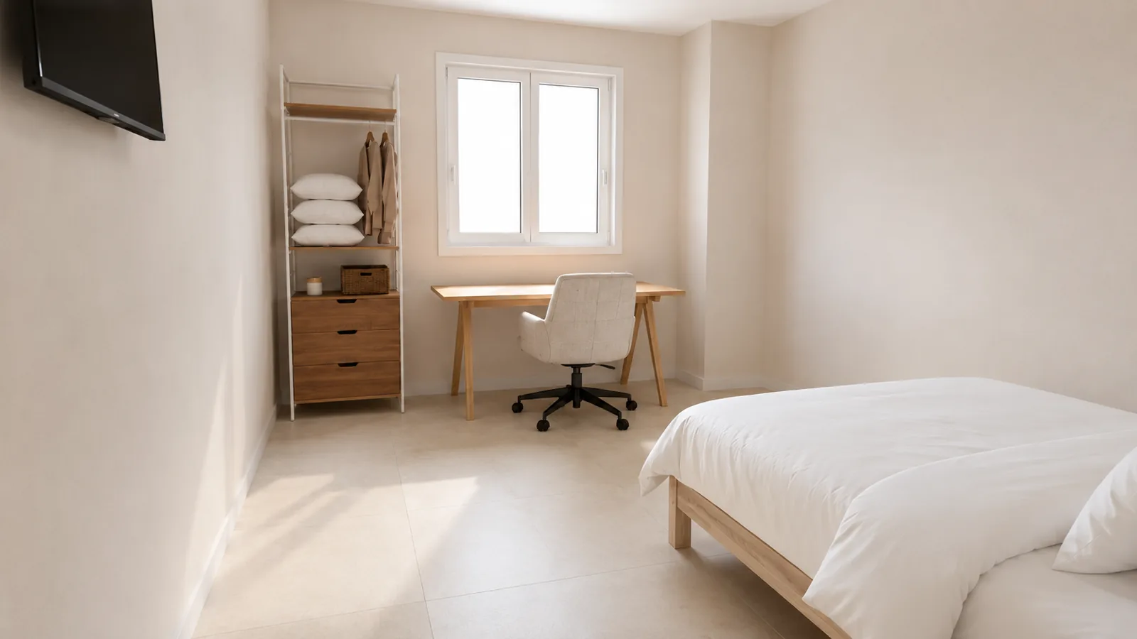 Habitación Bali (Habitación amplia) para estudiantes en Sevilla, junto a Santa Justa